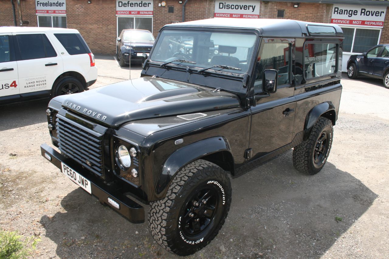 Land Rover Defender 2.4 XS Station Wagon TDCi Four Wheel Drive Diesel Black at Four Plus 4 Leeds